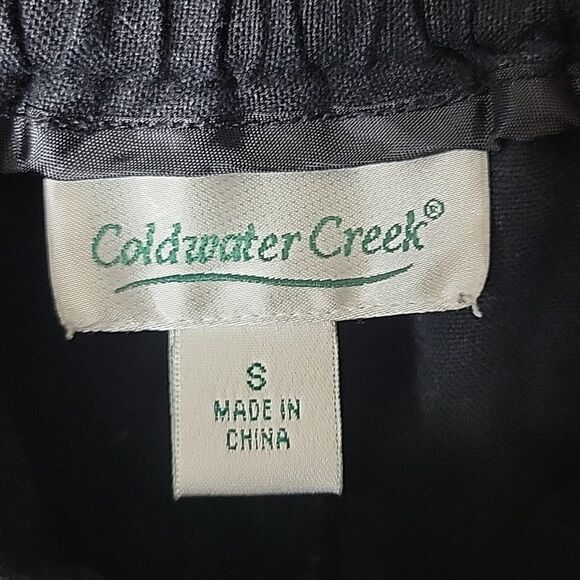 Coldwater Creek Black Linen Pants Size Small - Picture 6 of 8
